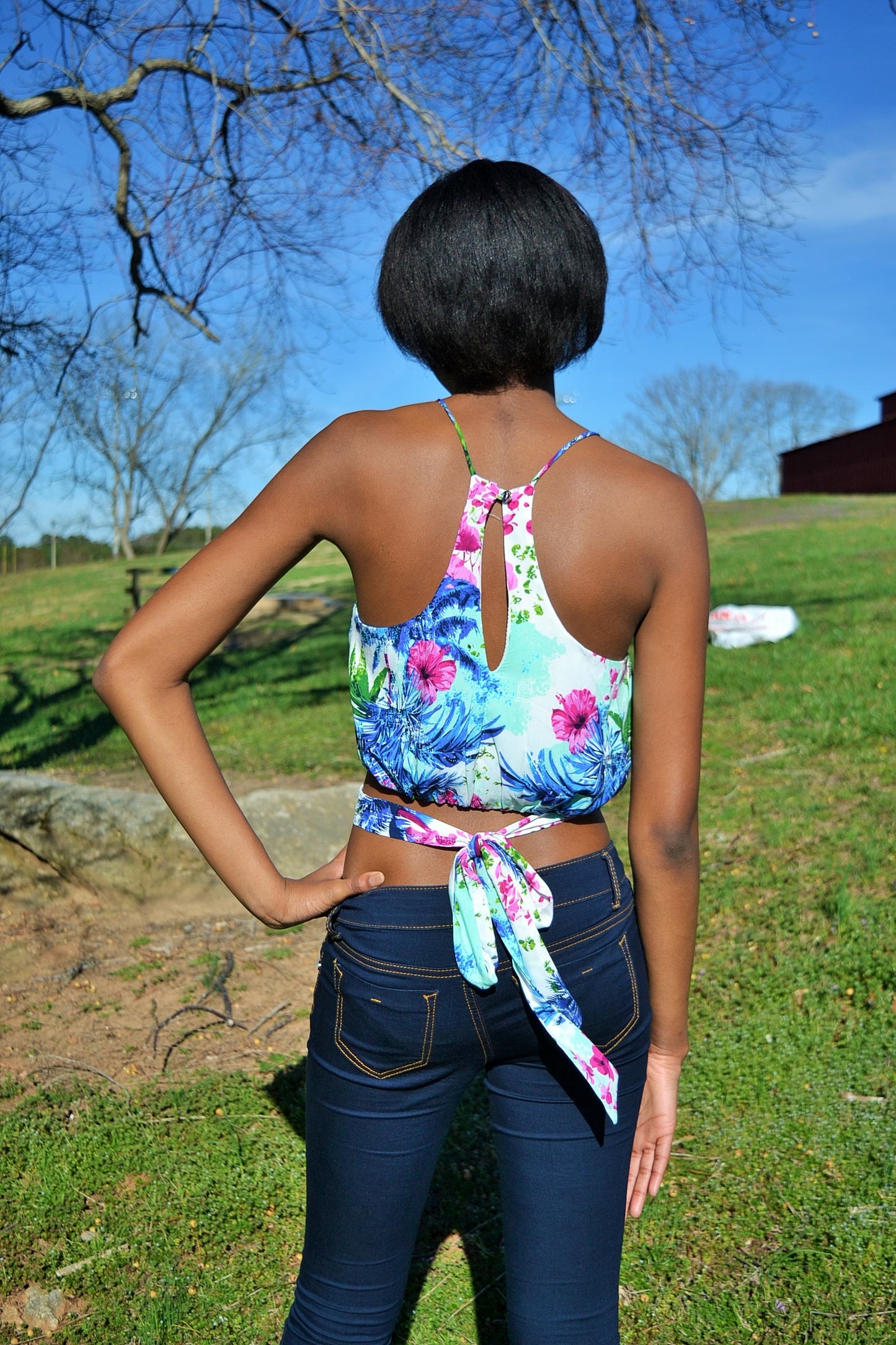 Floral Crop Top