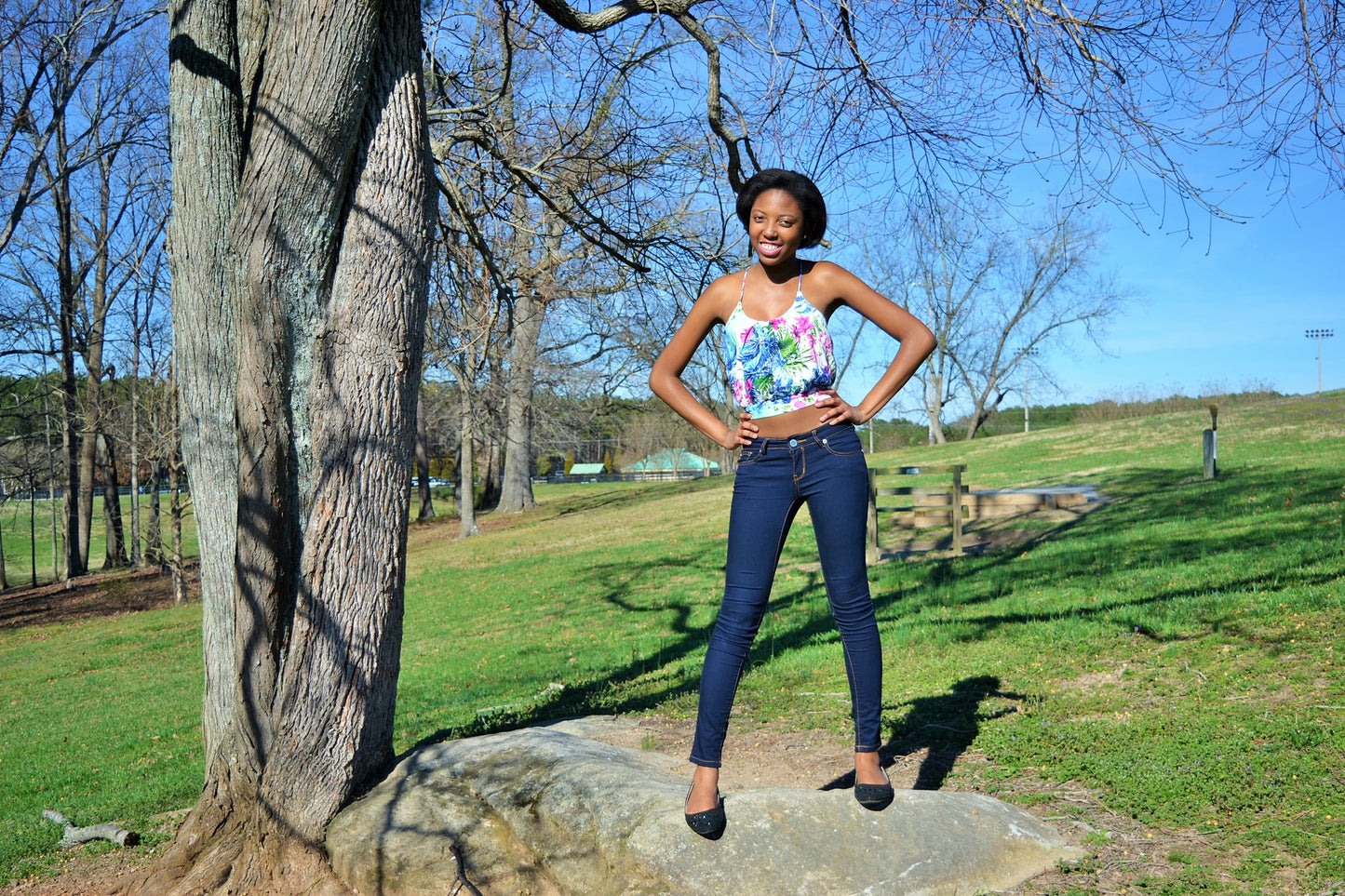 Floral Crop Top