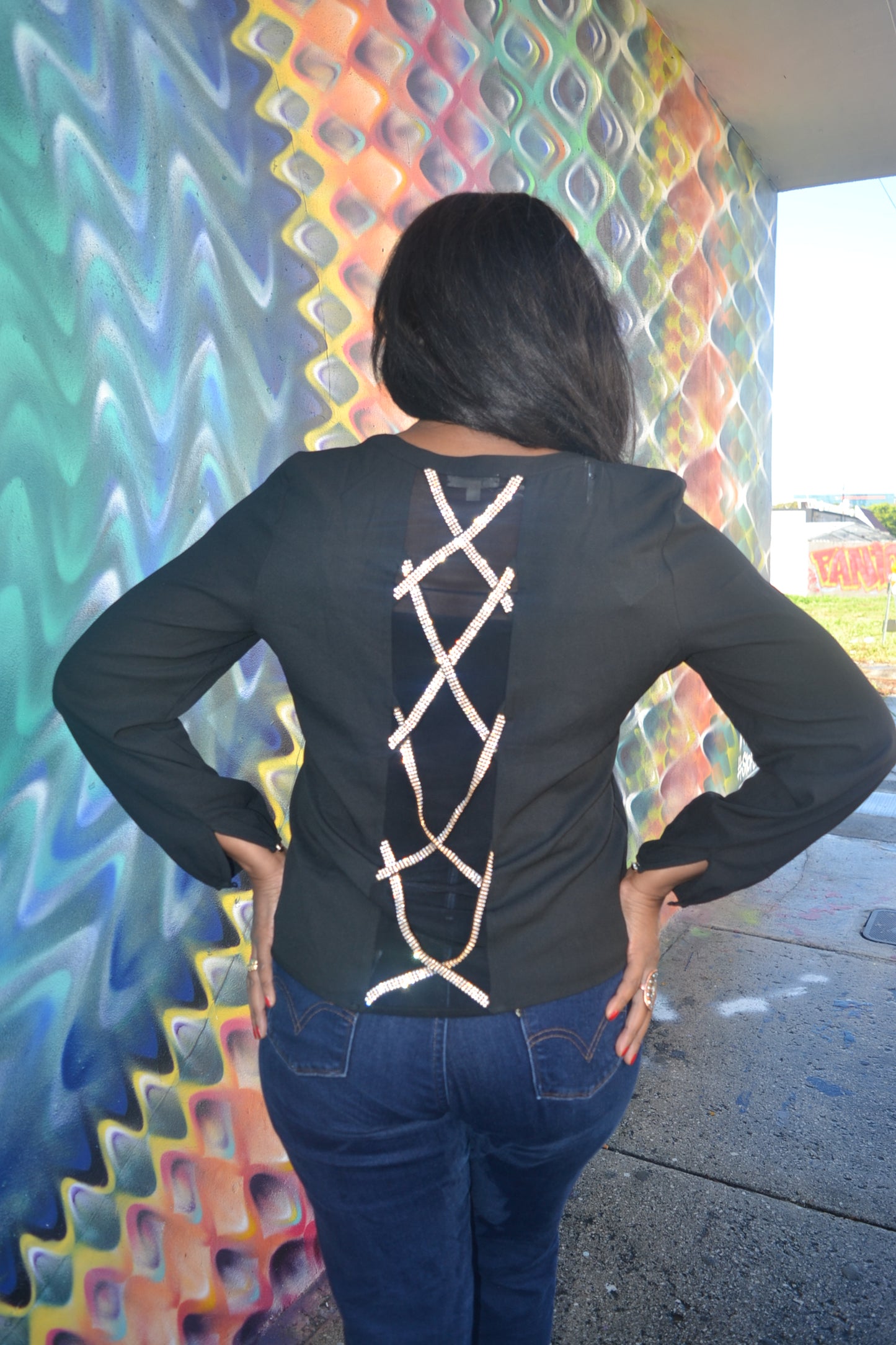Rhinestone Blouse