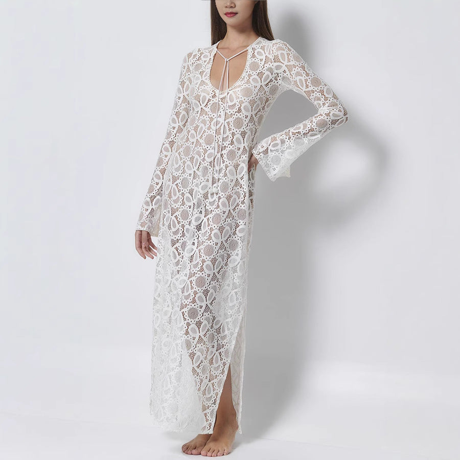 Long Lacy Dress with Split