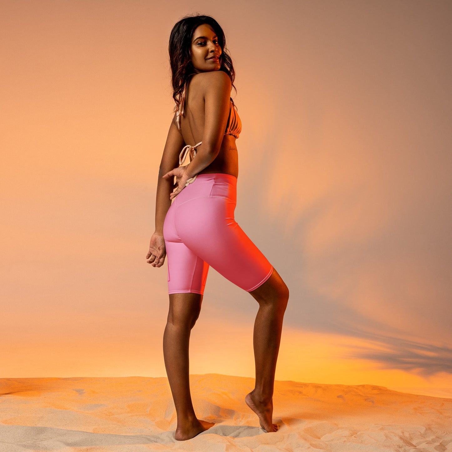 Women's Deco Dr Pink Biker Shorts