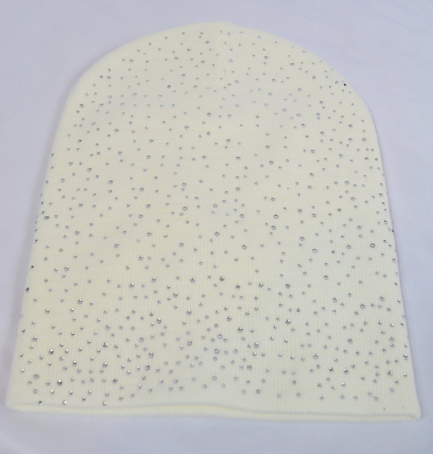 Cream stoned beanie