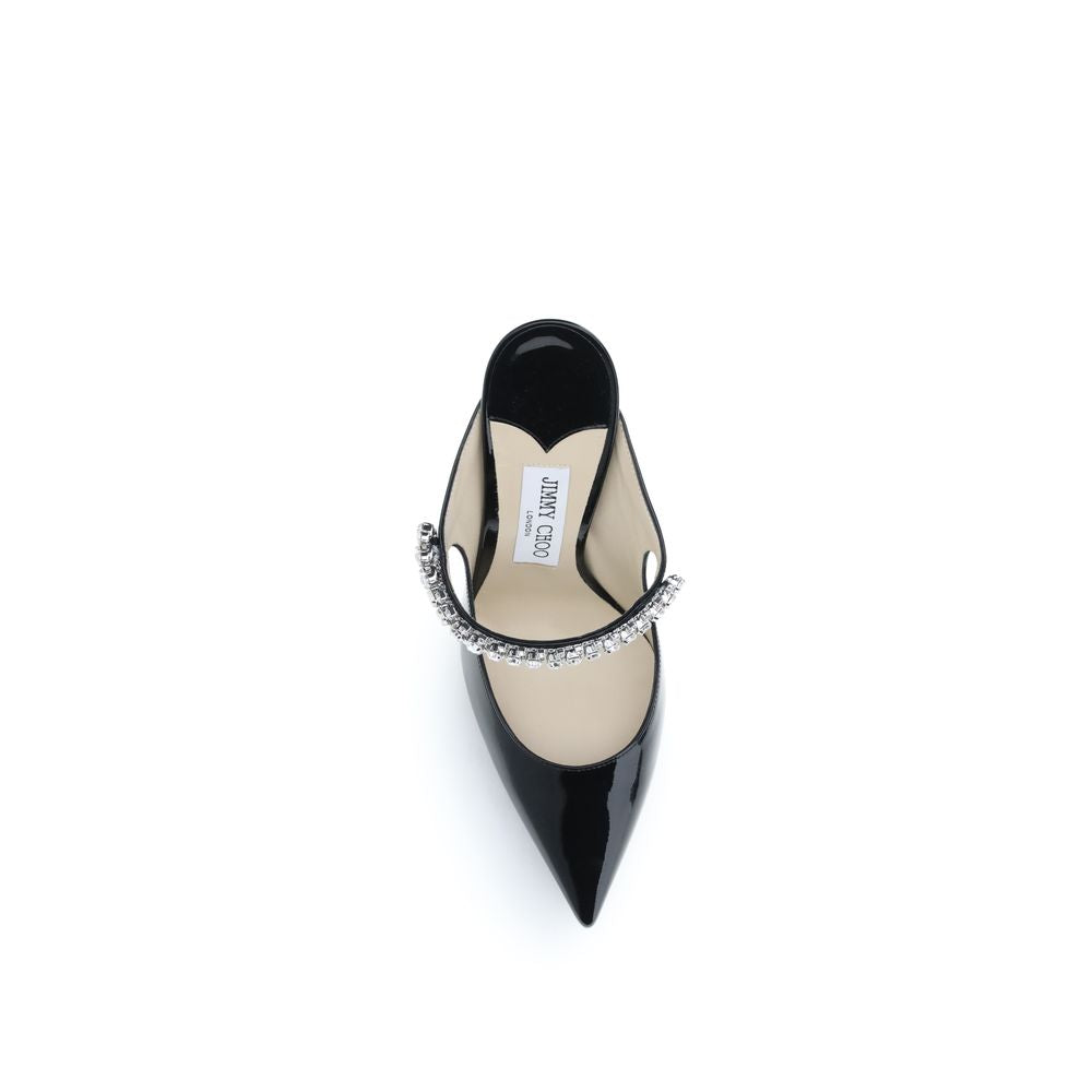 Jimmy Choo Black Calf Leather Bos Taurus Pumps