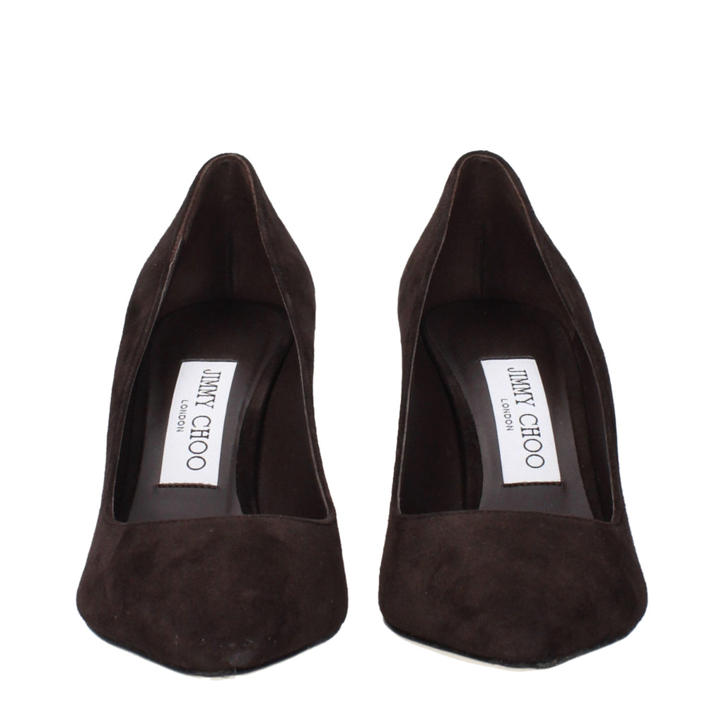 Jimmy Choo Brown Leather Pumps