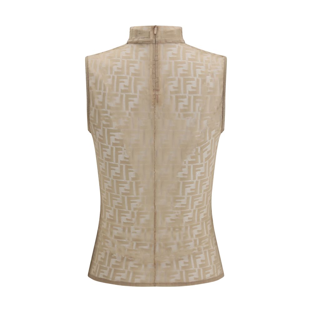 Fendi Multicolor Polyamide Top