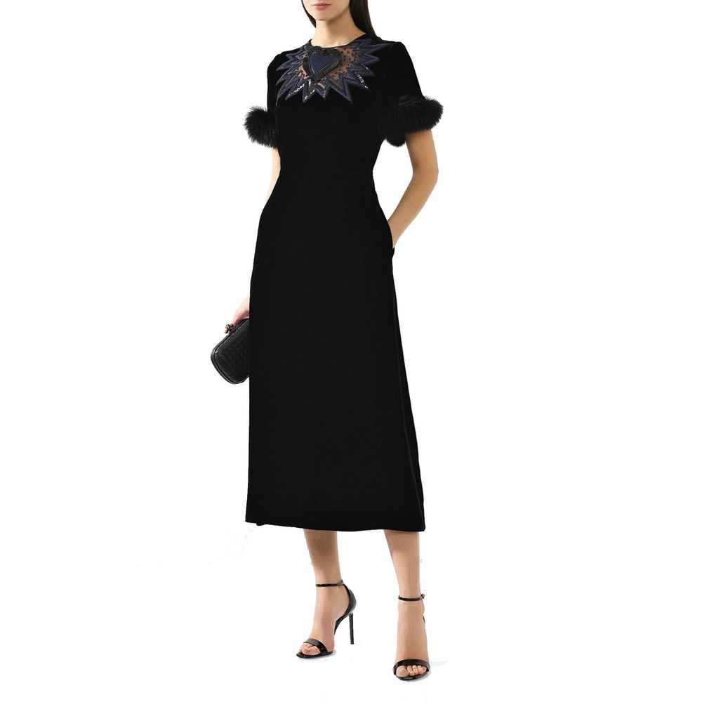 Fendi Black Viscose Cocktail Dress