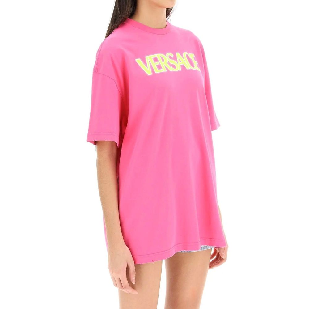 Versace Multicolor Cotton Tank Tops