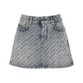 Balenciaga Blue Denim Skirt