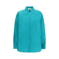 Fendi Light Blue Silk Dress Shirt
