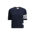 Thom Browne Blue Cotton Sportswear