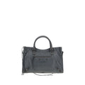 Balenciaga Gray Lamb Ovis Aries Aries Shoulder Bag