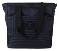 Versace Blue Nylon Tote Bag