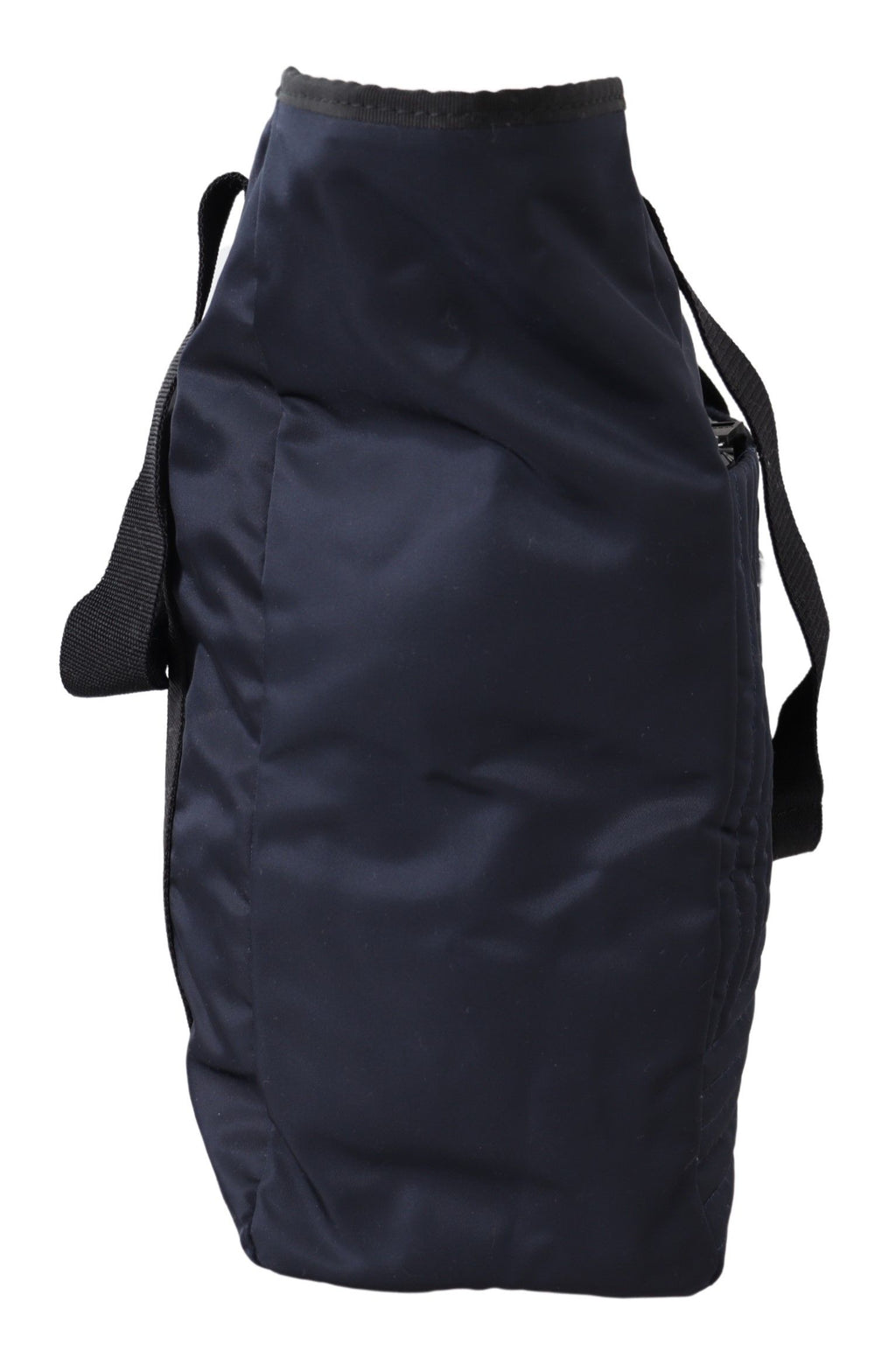 Versace Blue Nylon Tote Bag