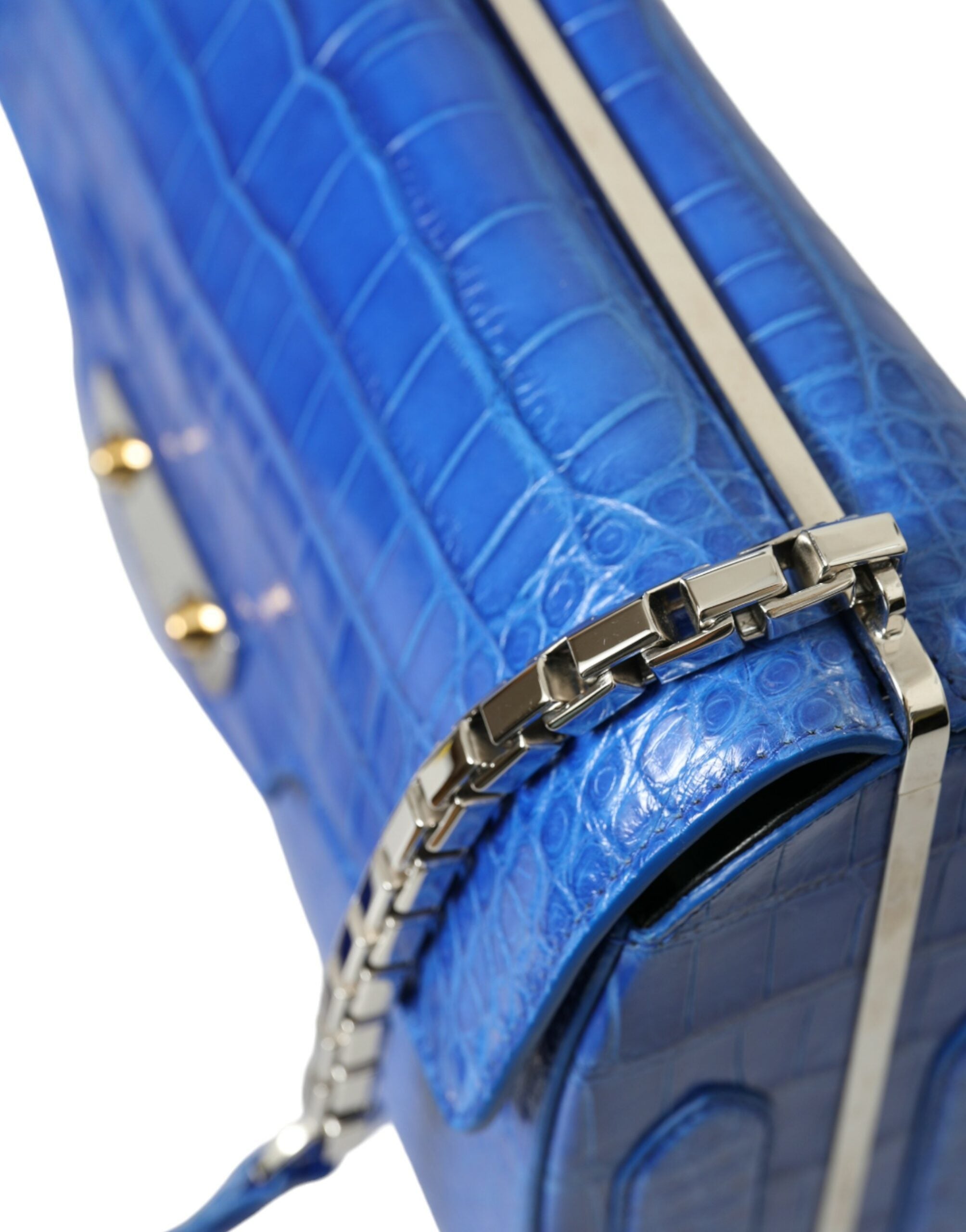 Balenciaga Blue Exotic Leather Neo Classic Small Shoulder Bag