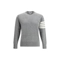 Thom Browne Gray Fleece Wool Sweatshirt