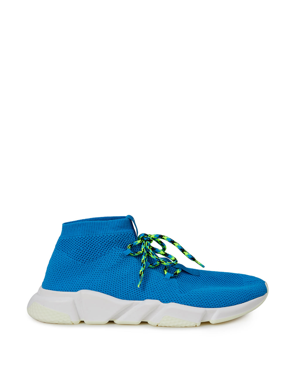 Balenciaga Blue Cotton Athletic Sneakers