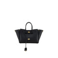 Balenciaga Black Calf Leather Bos Taurus Shoulder Bag