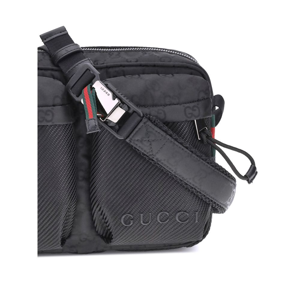 Gucci Black Polyester Shoulder Bag