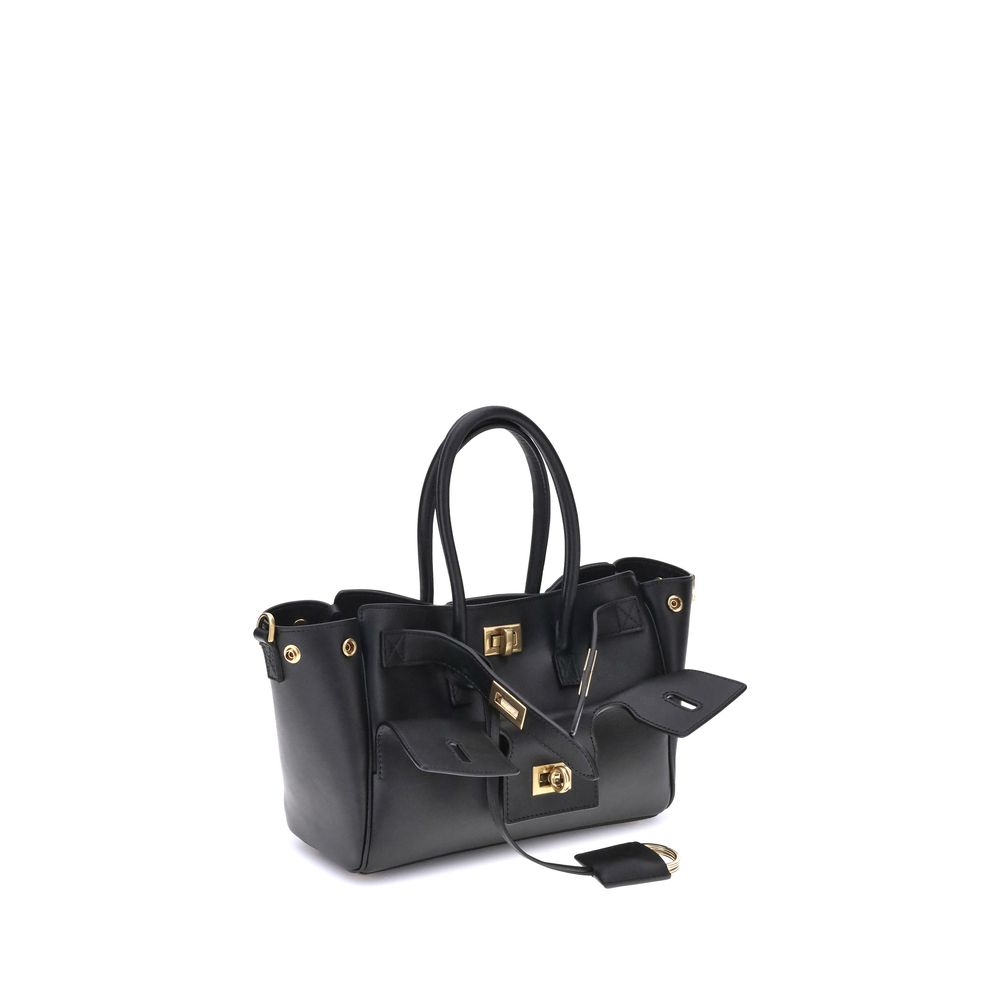 Balenciaga Black Calf Leather Bos Taurus Handbag