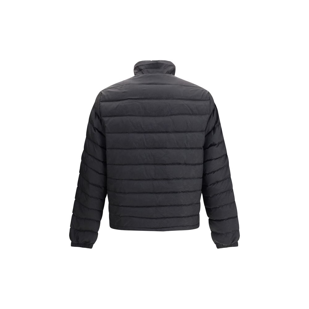 Versace Black Polyester Shell Jacket