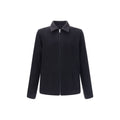 Rick Owens Black Fleece Wool Coat