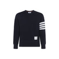 Thom Browne Blue Cotton Sweatshirt