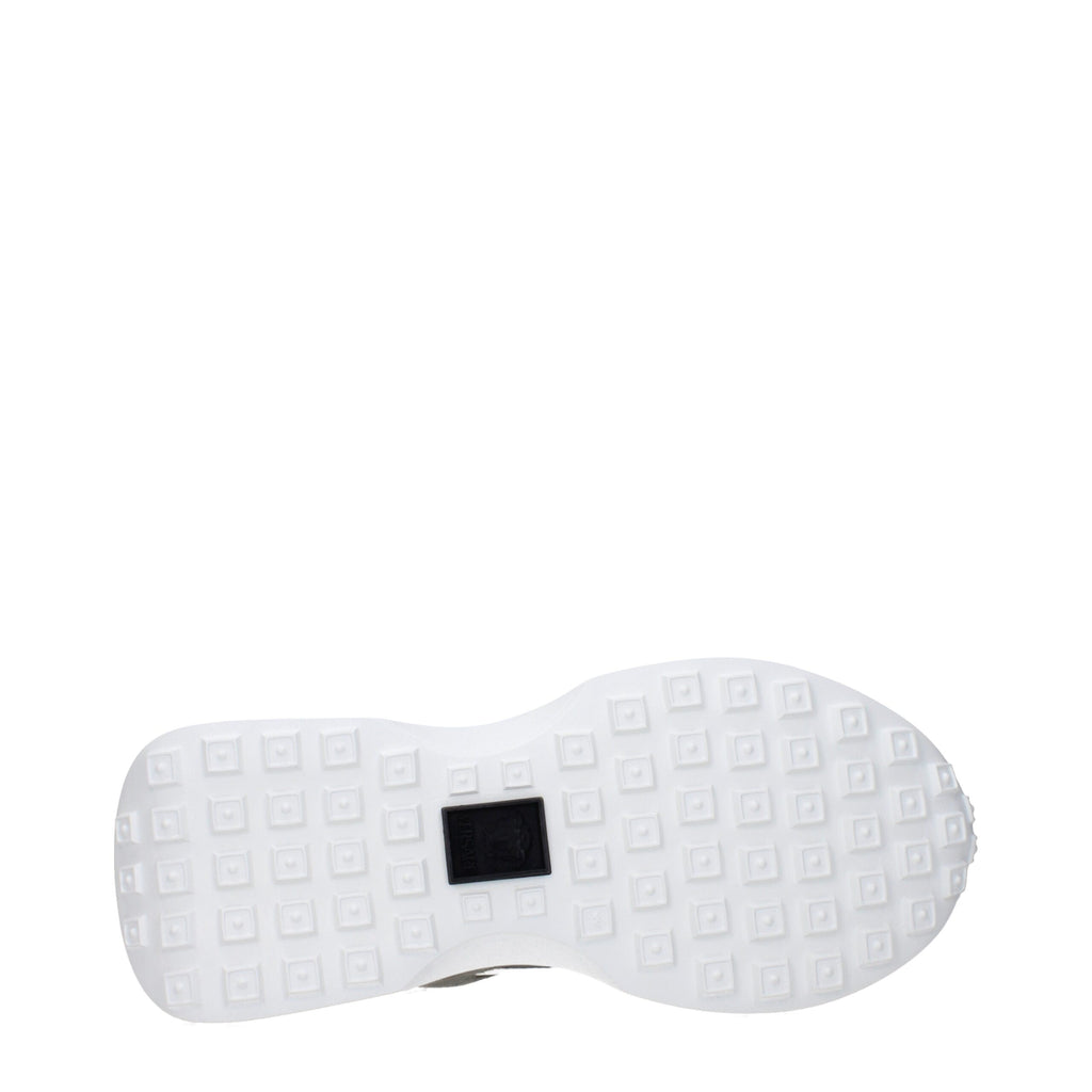 Versace White Fabric Sneakers