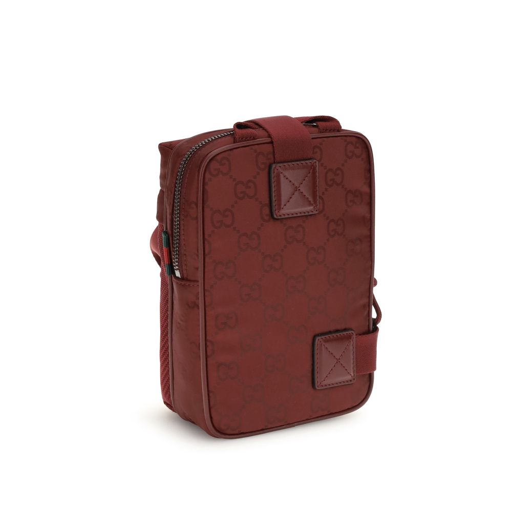 Gucci Bordeaux Polyamide Shoulder Bag