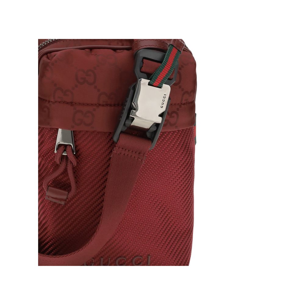 Gucci Bordeaux Polyamide Shoulder Bag