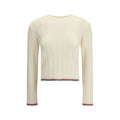 Thom Browne Cream Fleece Wool Sweatshirt