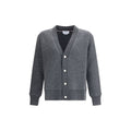 Thom Browne Gray Wool Cardigan