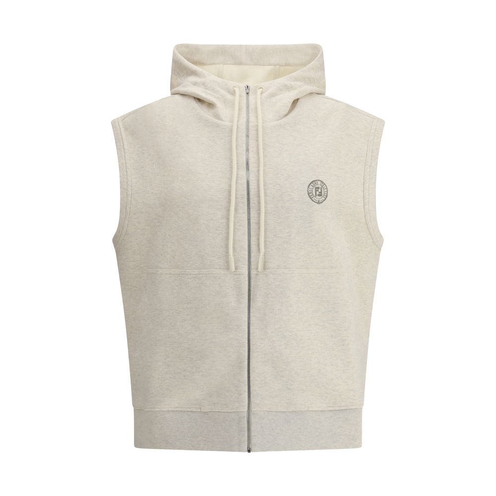 Fendi Gray Cotton Sweatshirt