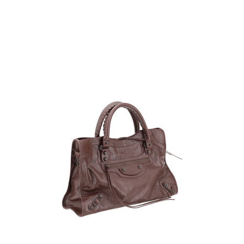 Balenciaga Brown Lamb Ovis Aries Aries Shoulder Bag