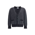Thom Browne Black Fleece Wool Cardigan