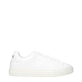 Versace White Leather Low Top Sneakers