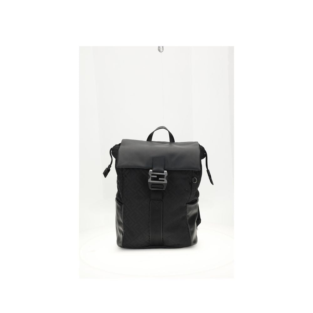 Fendi Black Nylon Shoulder Bag