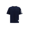 Thom Browne Blue Cotton T-Shirt