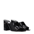 Jimmy Choo Black Leather Platform Sandals