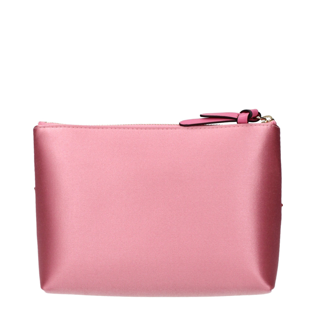 Jimmy Choo Pink Satin Clutch Bag