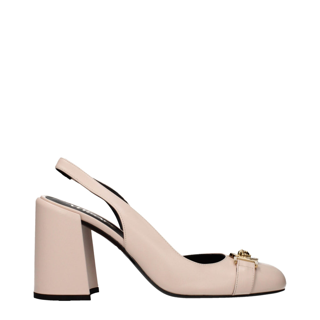 Versace Pink Leather Pumps