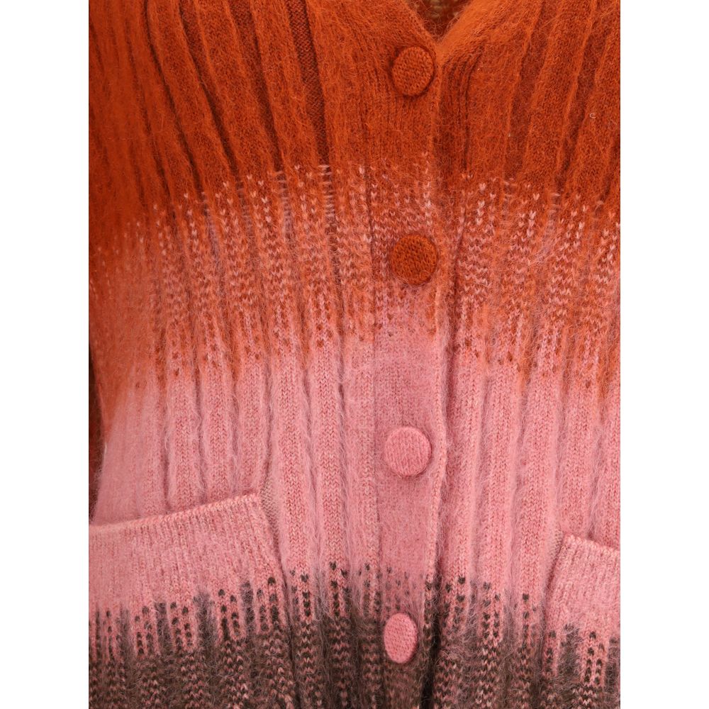 Fendi Multicolor Mohair Cardigan