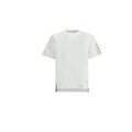 Thom Browne White Cotton T-Shirt