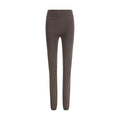 Rick Owens Gray Fleece Wool Leggings