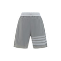 Thom Browne Gray Polyamide Bermuda Shorts