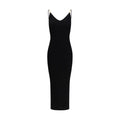 Versace Black Viscose Cocktail Dress