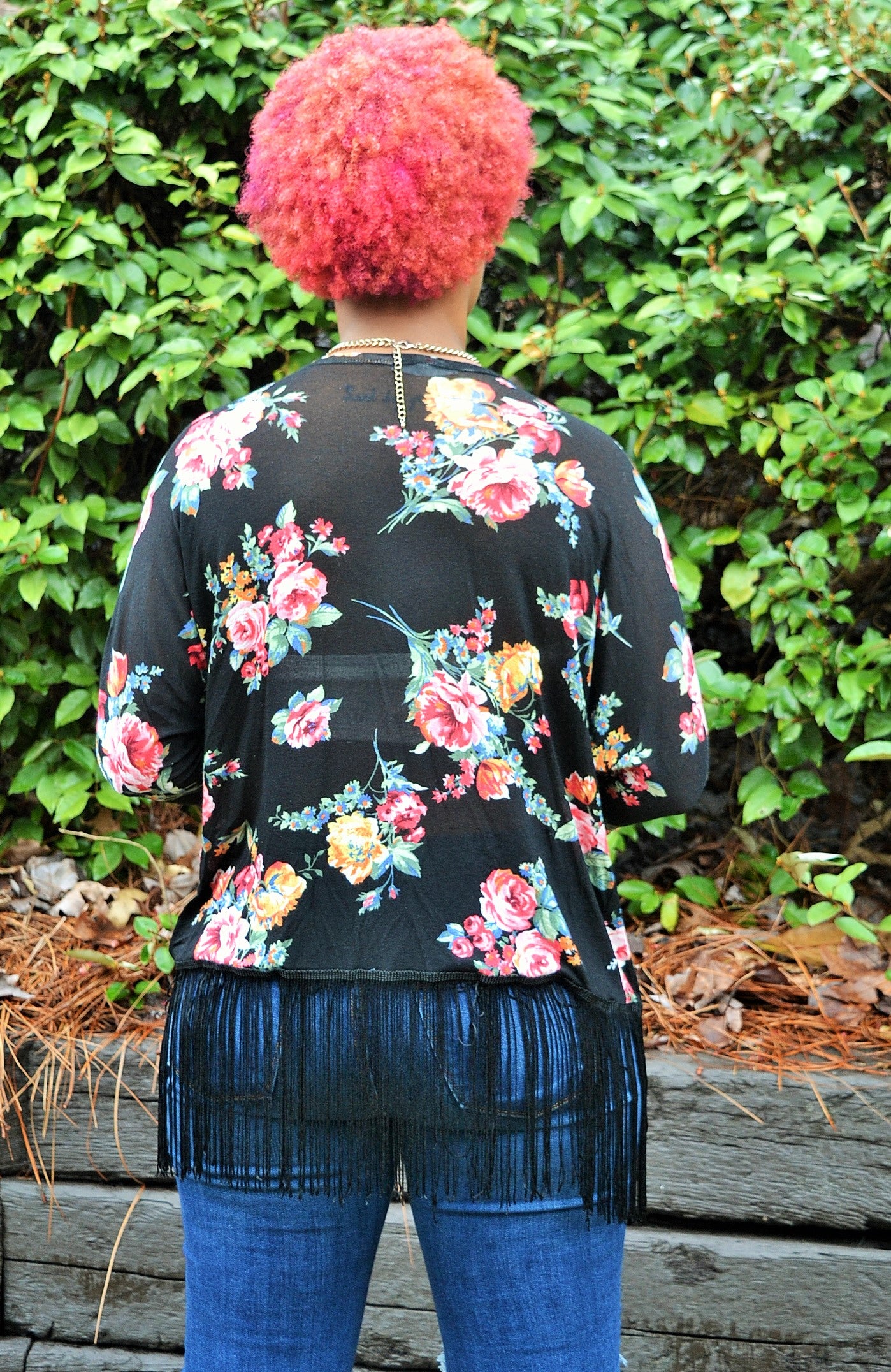 Bohemian Kimono With Fringe