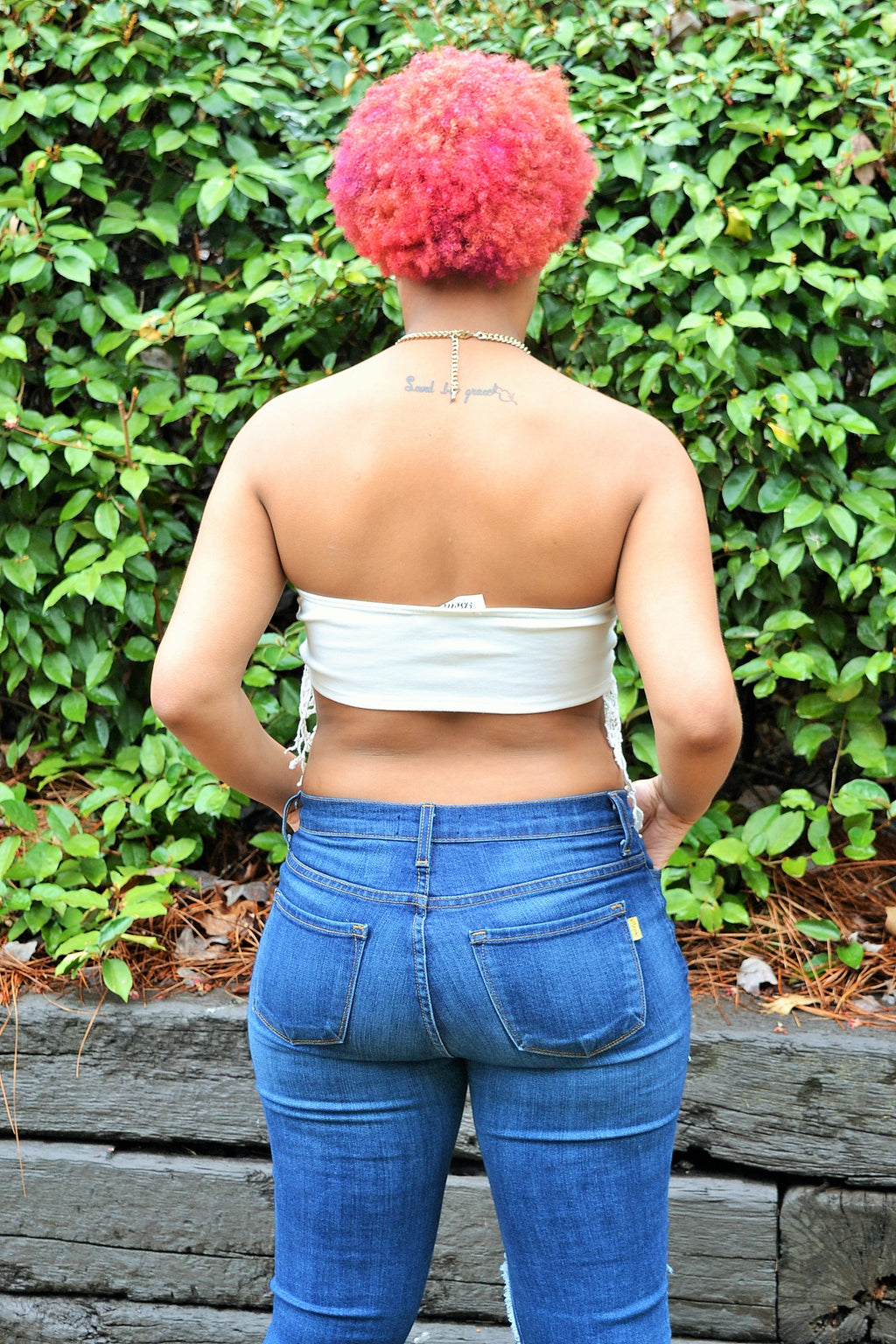 White Tube crochet top