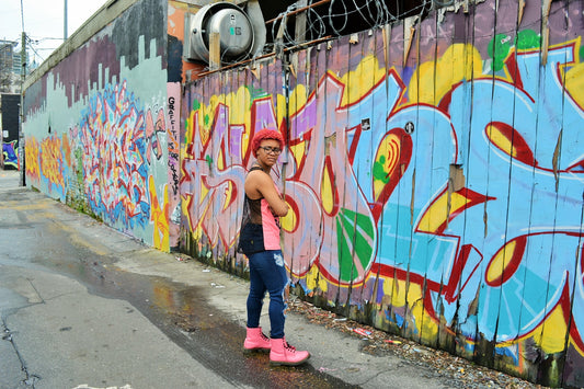 Pink Caption Tank