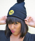 Mustache Emoji Beanie
