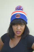 knicks Pom Pom Beanie